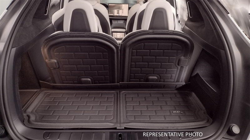 3D MAXpider 20 - 23 Tesla Model Y 2nd Row Seatback Protector Kagu Cargo Liner - Black - CPC Performance