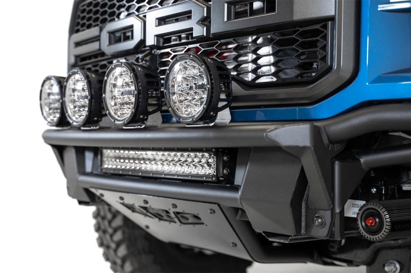 Addictive Desert Designs 17-20 Ford Raptor Pro Bolt-On Front Bumper - Hammer Black