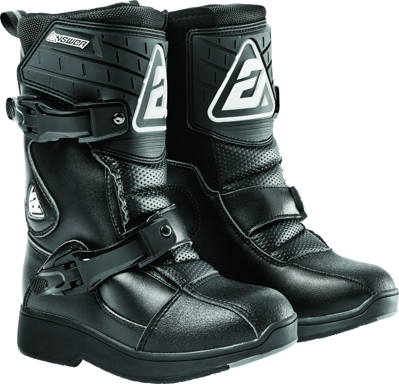 Answer Peewee Boot Black Youth Size - 13