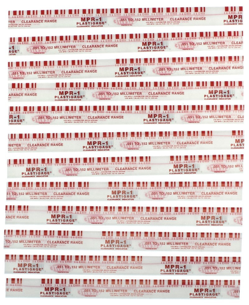 Clevite Plastigage Red Plastigage - 12 Pack