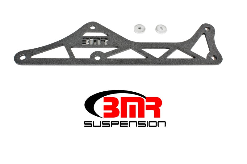 BMR 16-17 6th Gen Camaro Aluminum Driveshaft Tunnel Brace - Black Hammertone