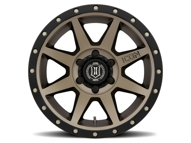 ICON Rebound 17x8.5 6x5.5 25mm Offset 5.75in BS 95.1mm Bore Bronze Wheel