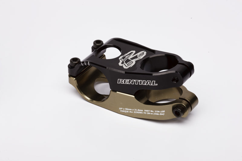 Renthal Apex Stem 40 mm. - Aluminum Gold/Black