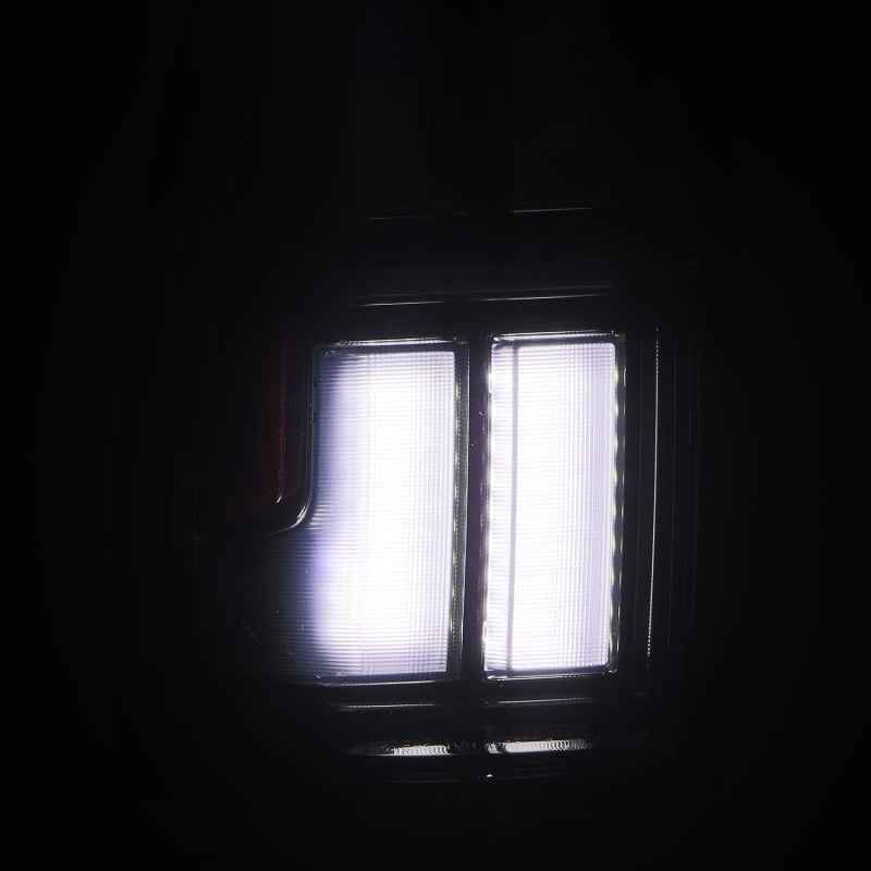 AlphaRex 05-15 Toyota Tacoma NOVA Prismatic LED Tail Lights - Alpha-Black