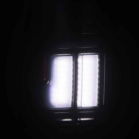 AlphaRex 05-15 Toyota Tacoma NOVA Prismatic LED Tail Lights - Alpha-Black