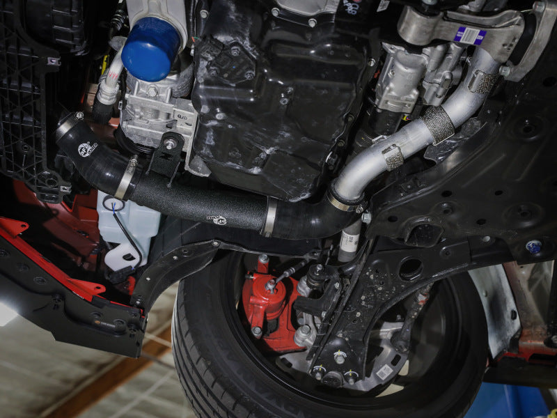 aFe 19-22 Hyundai Veloster N L4 2.0L (t) BladeRunner 2-1/2in Aluminum Hot Charge Pipe - Black - CPC Performance