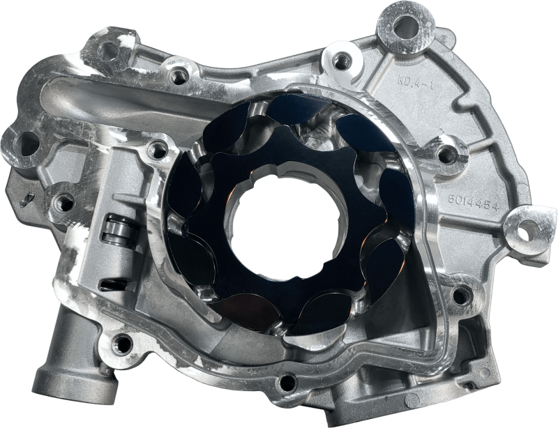 Boundary 2024+ Ford Coyote V8 Billet Gear Vane Ported Treated Oil Pump Assembly w/Billet Back Plate