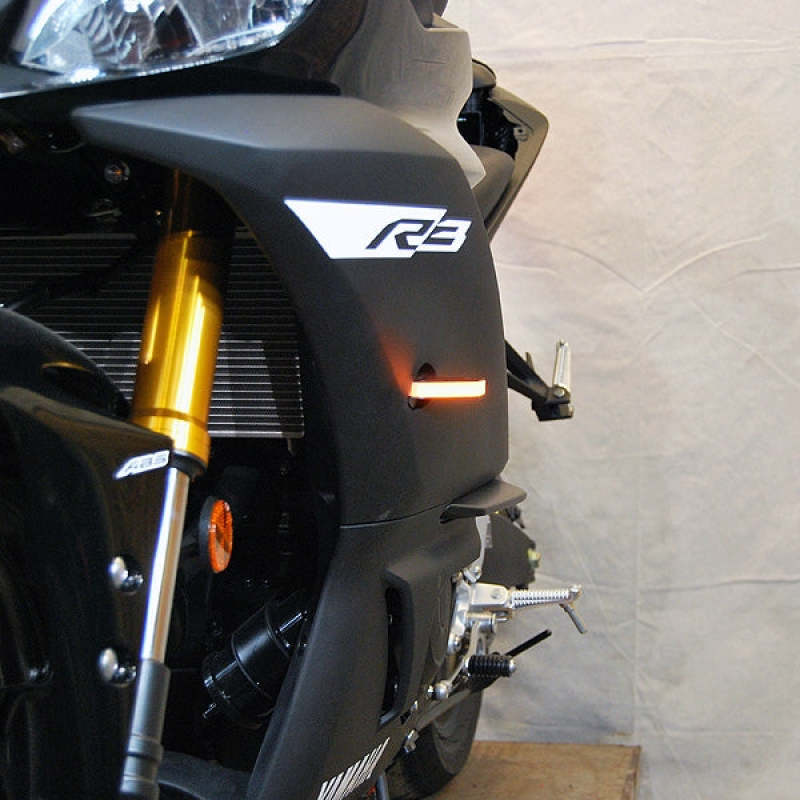 New Rage Cycles 19-24 Yamaha YZF-R3 Front Turn Signals