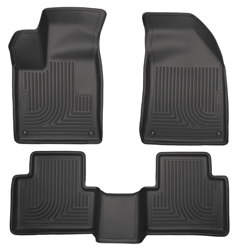 Husky Liners 15 Chrysler 200 Weatherbeater Black Front and Second Seat Floor Liners