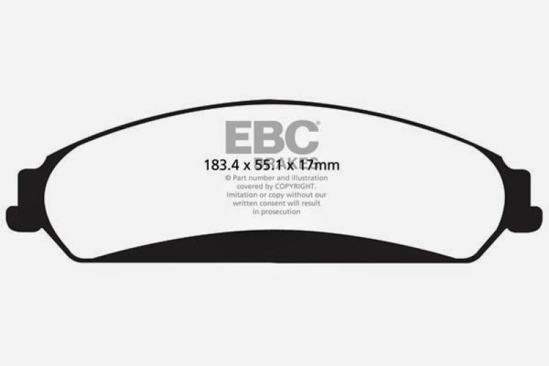 EBC 11+ Chrysler 300C 5.7 Redstuff Front Brake Pads