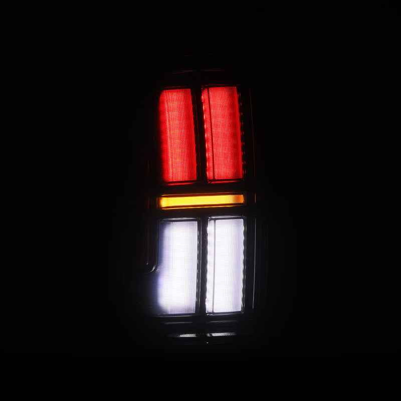 AlphaRex 05-15 Toyota Tacoma NOVA Prismatic LED Tail Lights - Alpha-Black