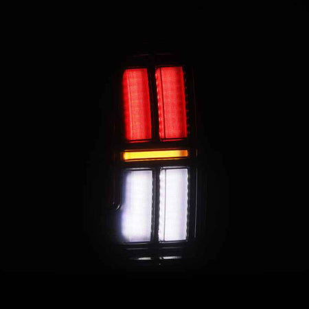 AlphaRex 05-15 Toyota Tacoma NOVA Prismatic LED Tail Lights - Alpha-Black