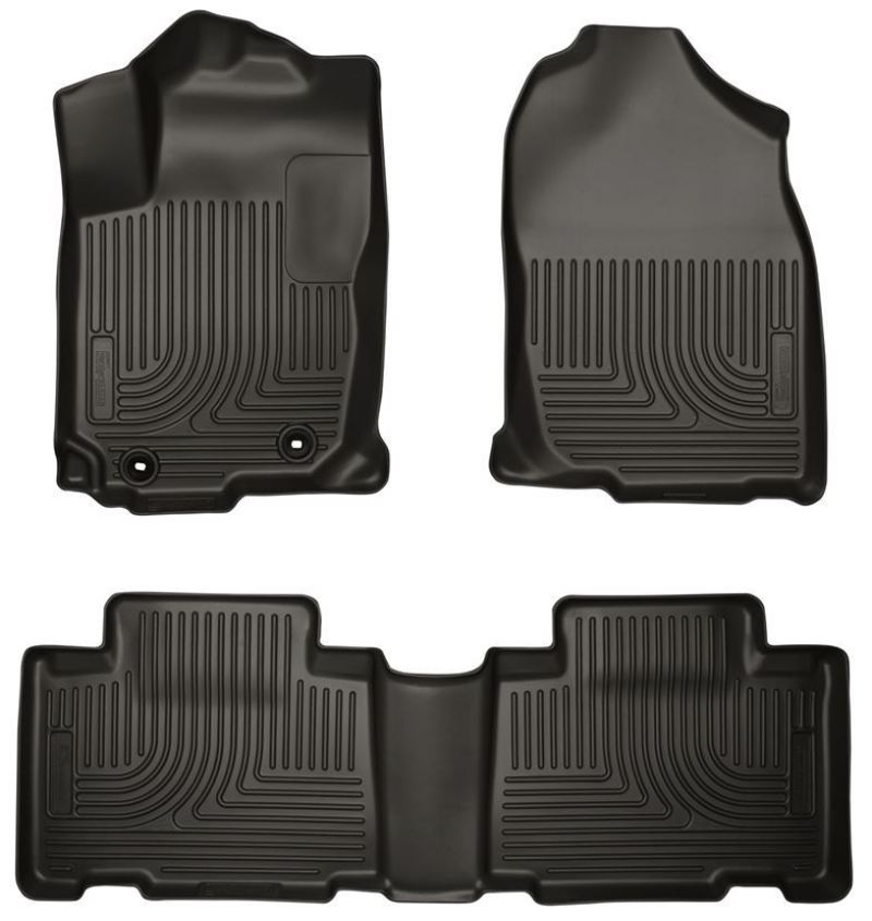 Husky Liners 15 Toyota Corolla Weatherbeater Black Front & 2nd Seat Floor Liners