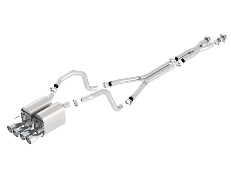 Borla 05-08 Chevrolet Corvette Coupe/Conv 6.0L/6.2L 8cyl 4spd/6spd RWD inS-Type IIin Catback Exhaust