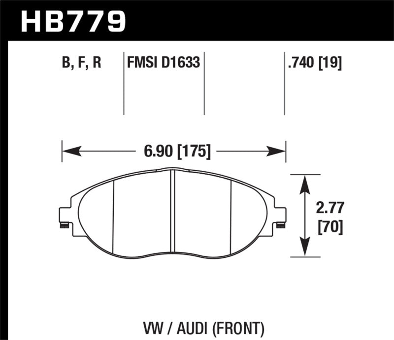 Hawk High Performance Street 5.0 Brake Pads