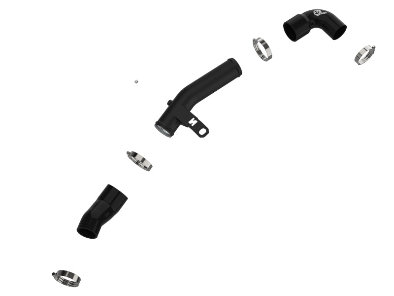 aFe 19-22 Hyundai Veloster N L4 2.0L (t) BladeRunner 2-1/2in Aluminum Hot Charge Pipe - Black - CPC Performance
