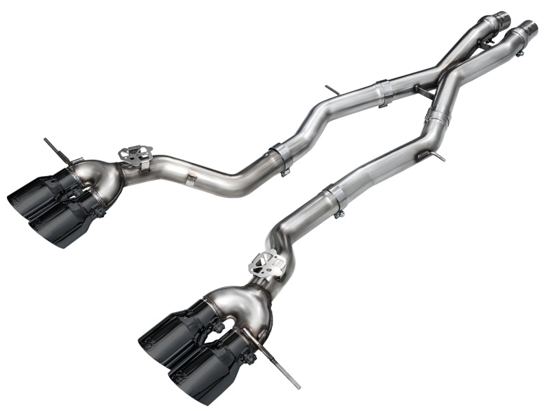 AWE Tuning 23-24 BMW G87 M2 Track Edition Exhaust - Diamond Black Tips