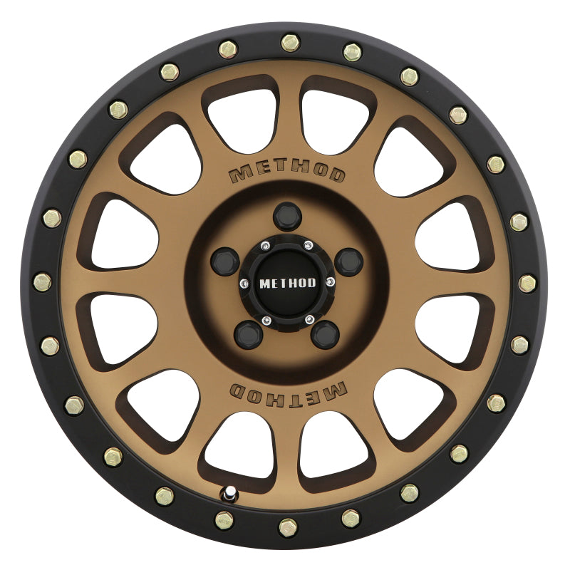 Method MR305 NV 17x8.5 0mm Offset 5x5.5 108mm CB Method Bronze/Black Street Loc Wheel