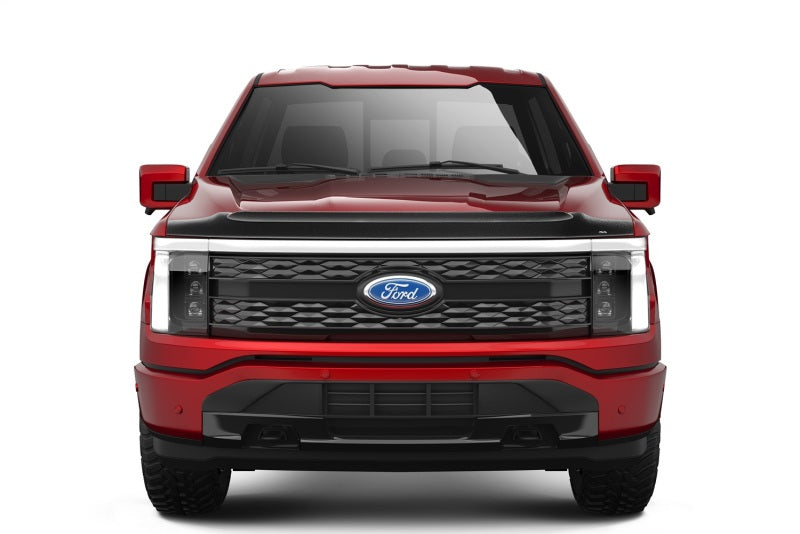 AVS  23-24 Ford F-150 Lightning Aeroskin Low Profile Acrylic Hood Shield - Smoke