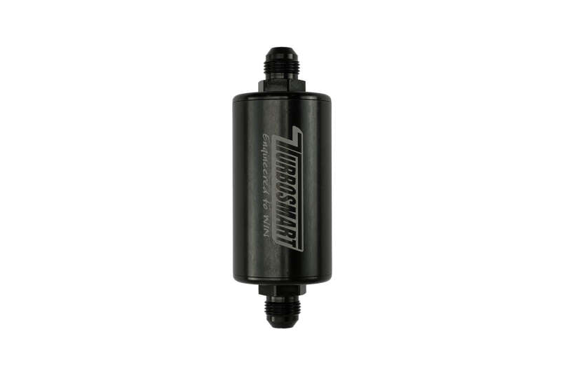 Turbosmart 10um 8AN Inline Fuel Filter - Black