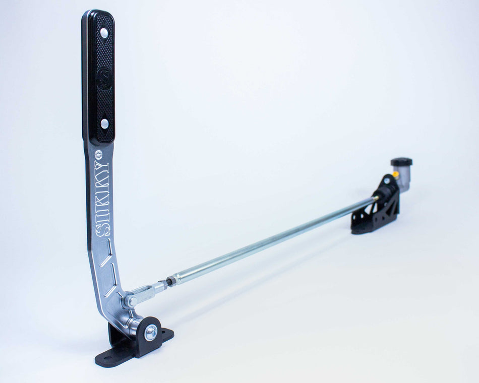 Pull-Back Style Hydraulic Handbrake - Grey Handle Relocation Rod