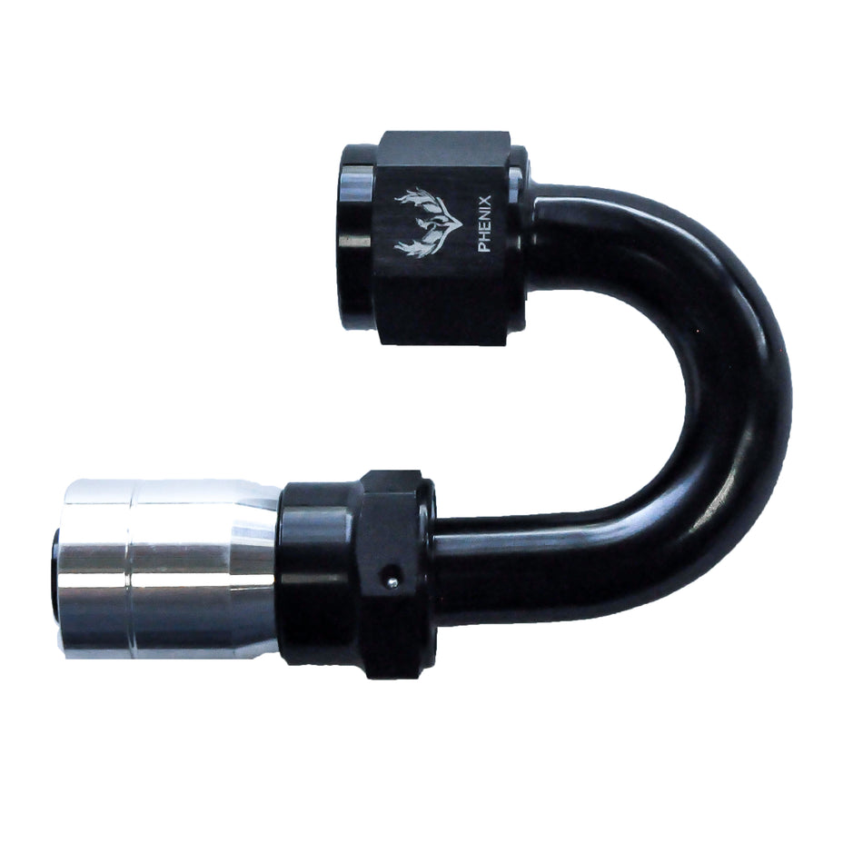 Crimped Hose End -08 x 180°
