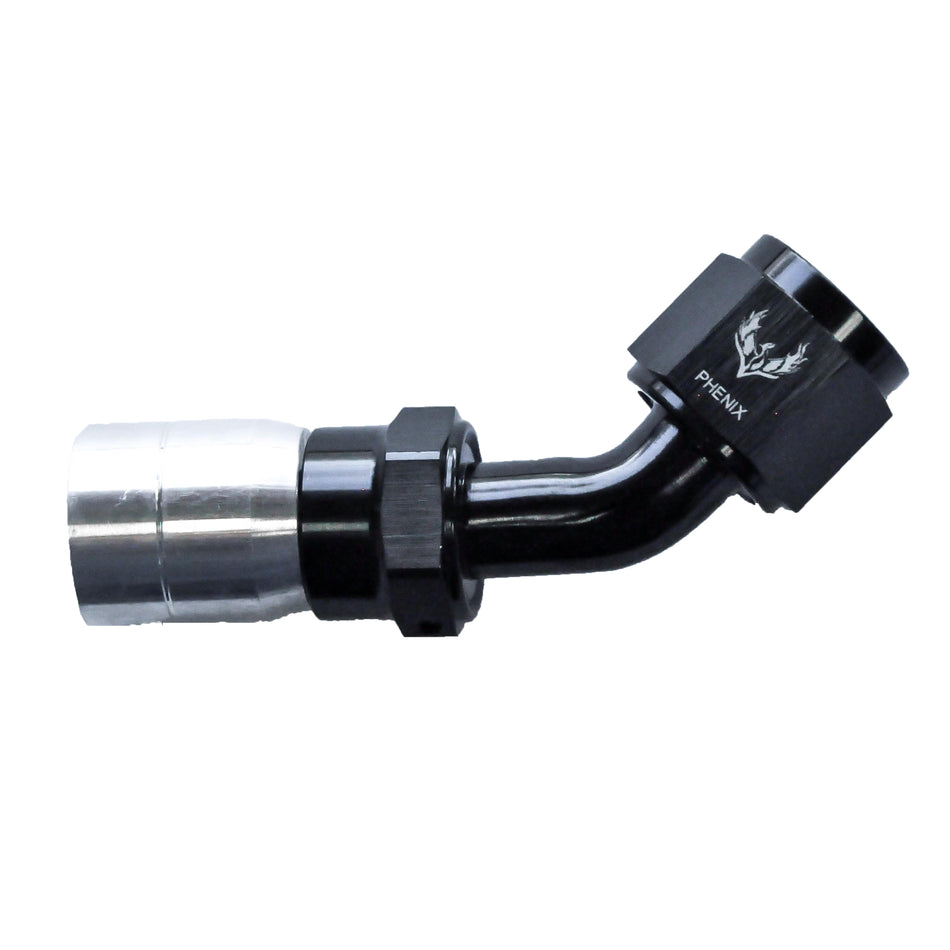 Crimped Hose End -10 x 45°