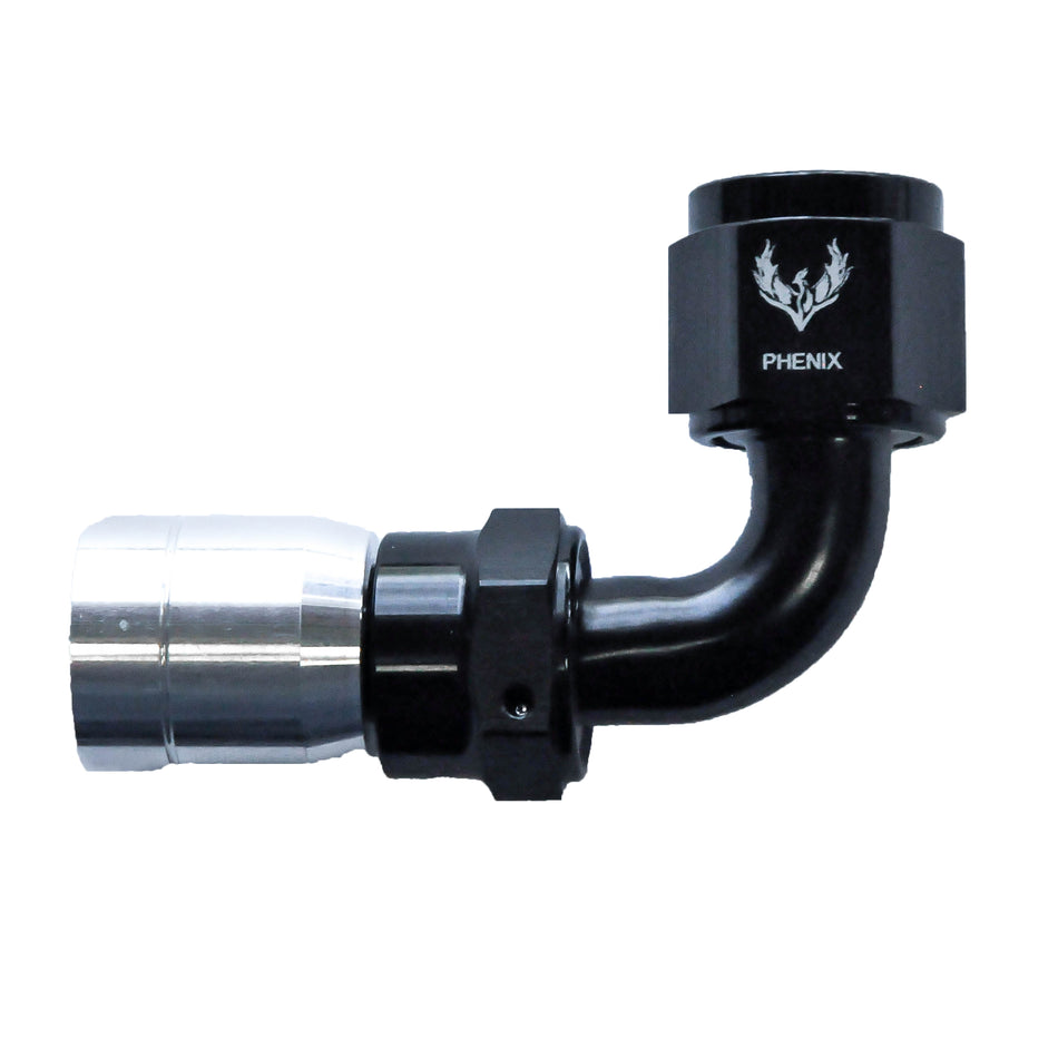 Crimped Hose End -16 x 90°
