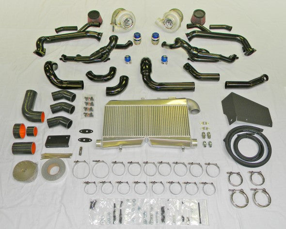 Black ceramic coating of headers, downpipes, and wastegate discharge tubes