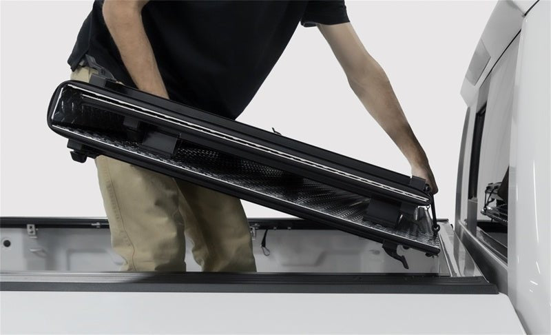 Access LOMAX Folding Hard Cover 17+ Ford Super Duty F - 250/F - 350/F - 450 6ft 8in Box Black Urethane - CPC Performance