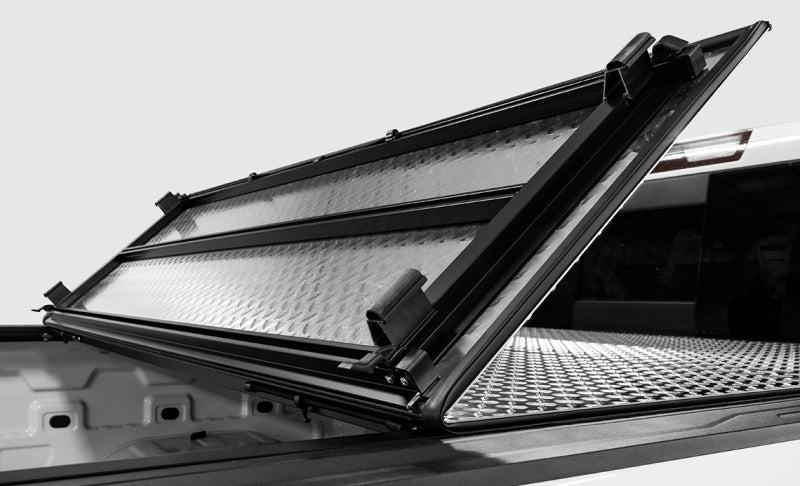 Access LOMAX Folding Hard Cover 17+ Ford Super Duty F - 250/F - 350/F - 450 6ft 8in Box Black Urethane - CPC Performance