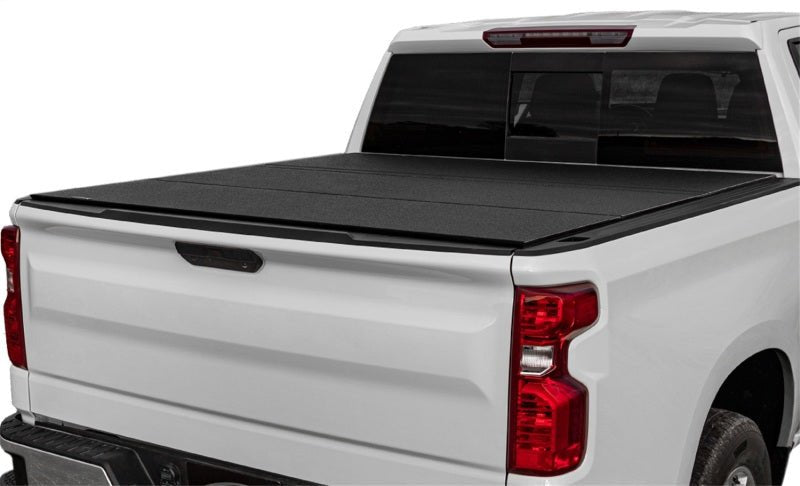 Access LOMAX Tri - Fold Cover Black Urethane Finish 22+ Toyota Tundra - 5ft 6in Bed - CPC Performance