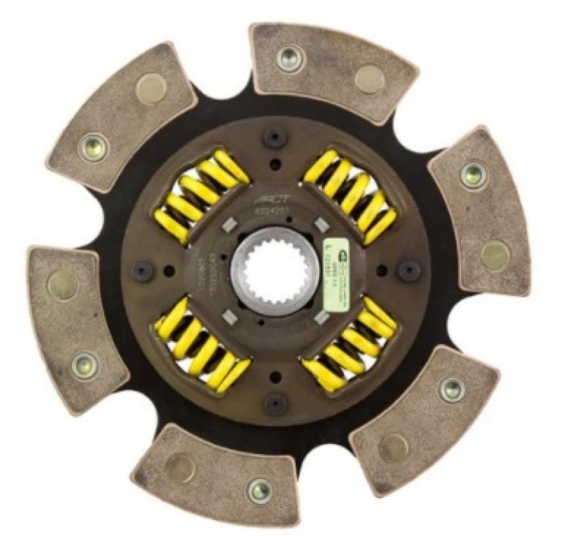 ACT 6 Pad Sprung Race Disc for LS Engine/Flywheel w/Nissan 350Z Trans/Input Shaft (S/O No Cancel) - CPC Performance