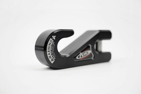Addictive Desert Designs 1 - 5/16in Winch Fairlead Plate w/ Recessed Round End Hook - Black - CPC Performance