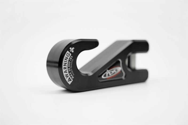Addictive Desert Designs 1 - 5/16in Winch Fairlead Plate w/ Recessed Round End Hook - Black - CPC Performance