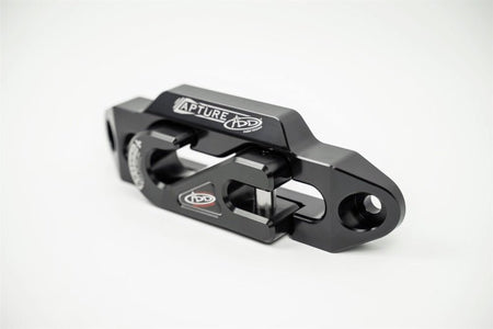 Addictive Desert Designs 1 - 5/16in Winch Fairlead Plate w/ Recessed Round End Hook - Black - CPC Performance
