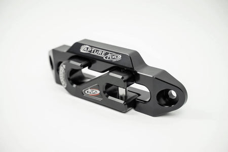 Addictive Desert Designs 1 - 5/16in Winch Fairlead Plate w/ Recessed Round End Hook - Black - CPC Performance