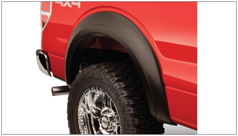 Bushwacker 92-96 Ford F-150 Styleside Extend-A-Fender Style Flares 4pc 81.0/96.0in Bed - Black