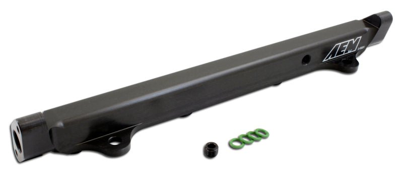 AEM 03 - 06 Evo 8 & 9 Black Fuel Rail - CPC Performance