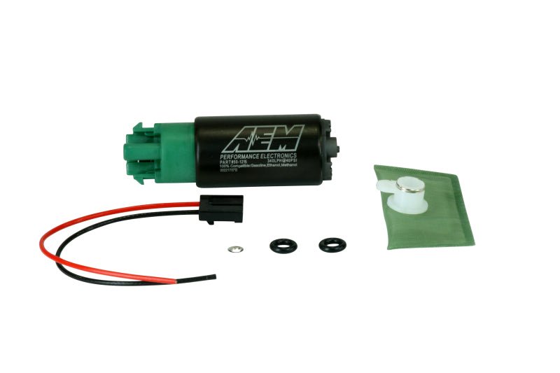 AEM 340LPH 65mm Fuel Pump Kit w/ Mounting Hooks - Ethanol Compatible - CPC Performance