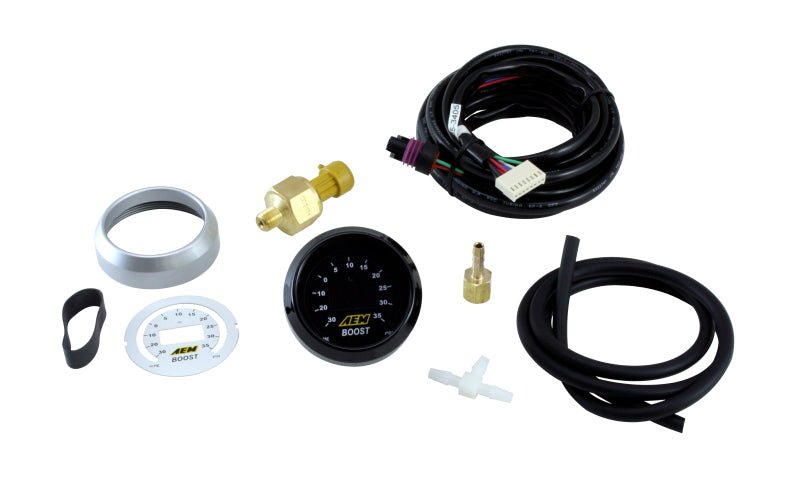 AEM 52mm Boost Digital Gauge - 30 - 35psi - CPC Performance