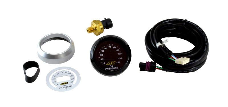AEM 52mm Oil Pressure 150psi Digital Gauge - CPC Performance