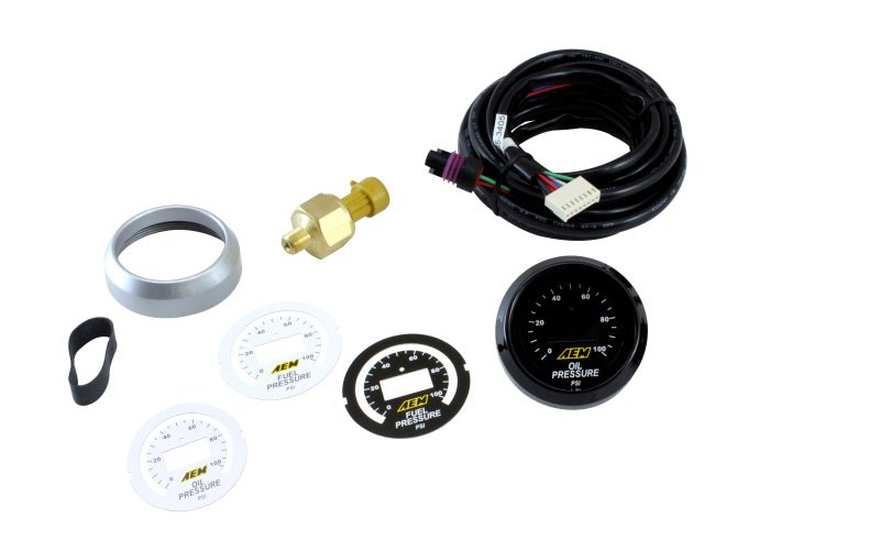 AEM 52mm Pressure (Oil or Fuel) Digital Gauge - CPC Performance