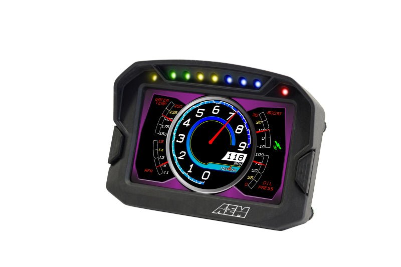 AEM CD - 5LG Carbon Logging Digital Dash Display w/ Internal 10Hz GPS & Antenna - CPC Performance