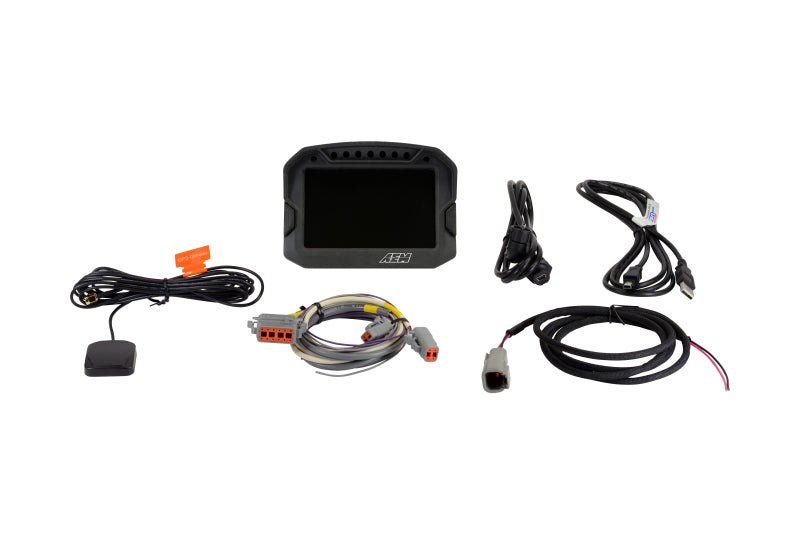 AEM CD - 5LG Carbon Logging Digital Dash Display w/ Internal 10Hz GPS & Antenna - CPC Performance