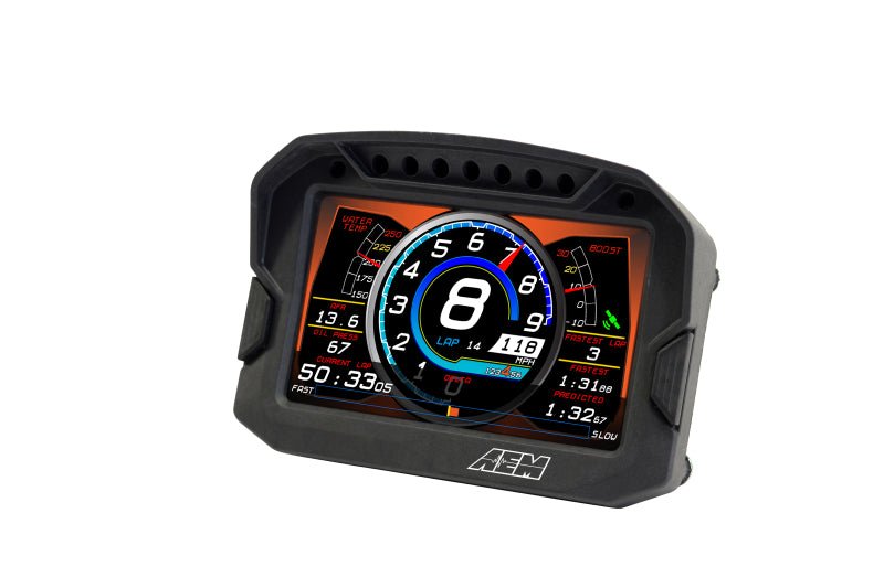 AEM CD - 5LG Carbon Logging Digital Dash Display w/ Internal 10Hz GPS & Antenna - CPC Performance