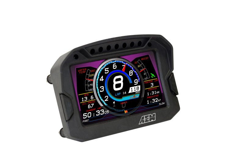 AEM CD - 5LG Carbon Logging Digital Dash Display w/ Internal 10Hz GPS & Antenna - CPC Performance