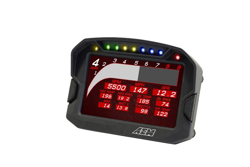 AEM CD - 5LG Carbon Logging Digital Dash Display w/ Internal 10Hz GPS & Antenna - CPC Performance