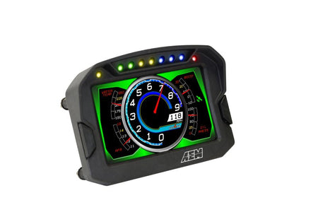 AEM CD - 5LG Carbon Logging Digital Dash Display w/ Internal 10Hz GPS & Antenna - CPC Performance