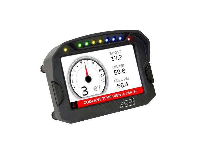 AEM CD - 5LG Carbon Logging Digital Dash Display w/ Internal 10Hz GPS & Antenna - CPC Performance